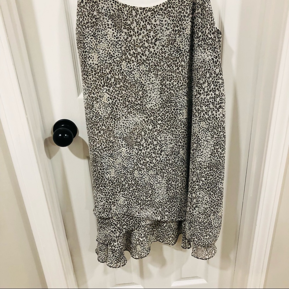 Bison Bisou Leopard Flirty Tank Dress - Picture 11 of 13